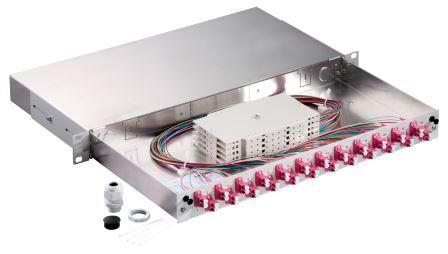 Actual product image Leoni GigaLine splice box extendable 19 ZKnst/Ker 1 U 12 LC-DX PZ eric violet