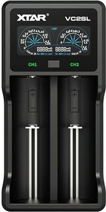 Actual product image Xtar VC2SL Batterieladegerät für Batterien Li-Ion / Ni-MH / Ni-CD 18650 (1 pcs., A, AA, AAA, AAAA, C, D, Chargers without battery)