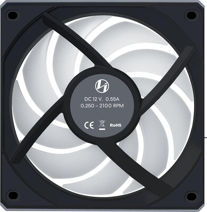 Actual product image Lian-Li UNI FAN CL Reverse Wireless (120 mm, 3x)