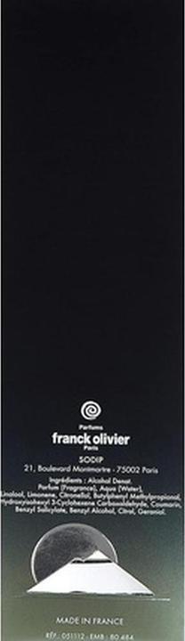 Actual product image Franck Olivier Sun Java White Men Edt 75Ml (Eau de toilette, 75 ml)