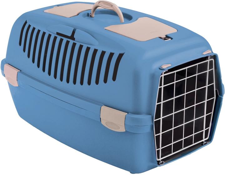 Zolux Stefanplast Transporter Gulliver 2 metalowe drzwi niebieski (99802)