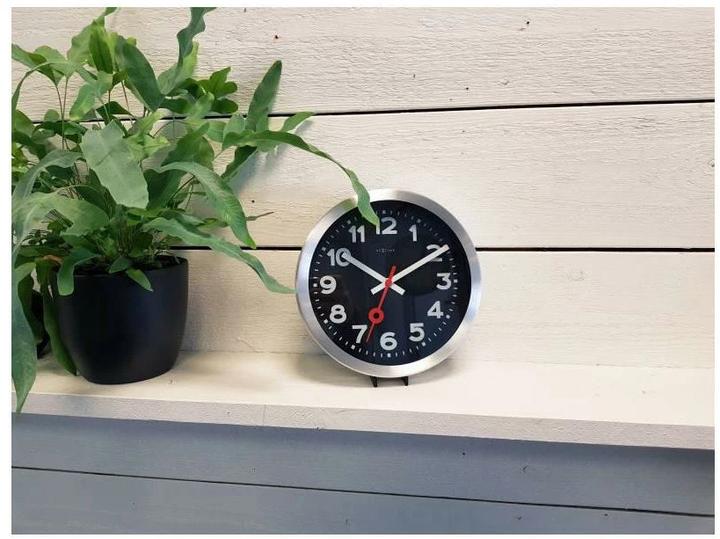 Produktbild Nextime Wanduhr Station Schwarz 35cm (35 cm)