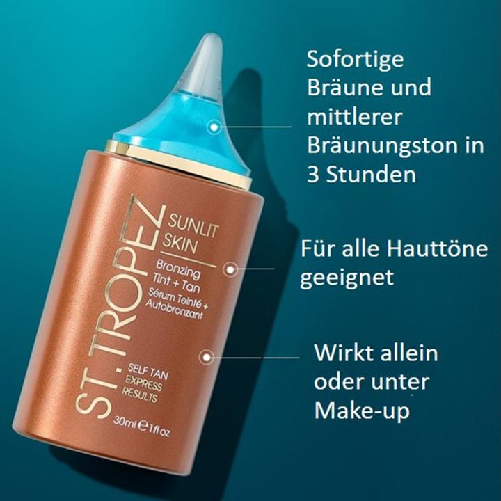 Actual product image St. Tropez - Sunlit Skin Tint + Tan Serum (Self tanning serum, 30 ml)