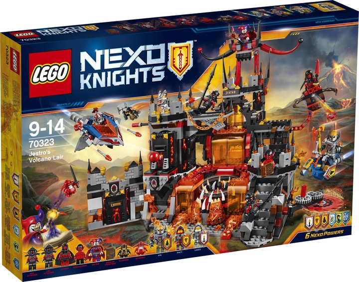 Actual product image LEGO Nexo Knights Jestro's volcano fortress (70323, LEGO Nexo Knights)