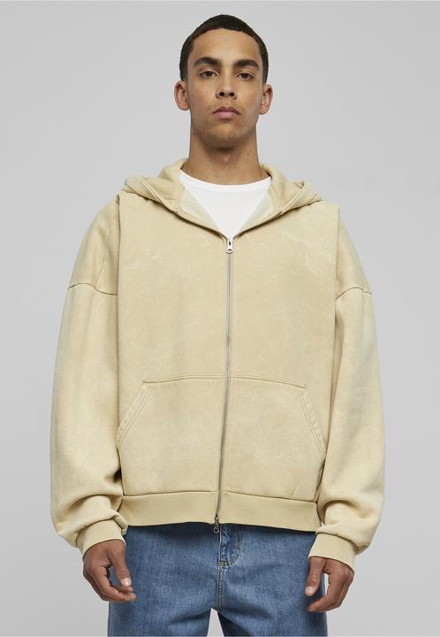 Produktbild Urban Classics Heavy Stone Washed 90's Zip Hoodie - 75065 (M)