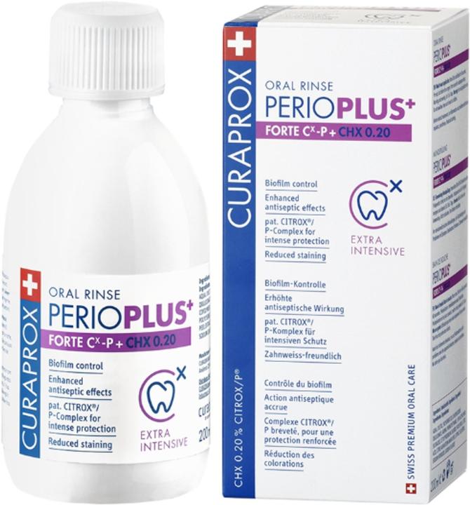 Nährwerte und Zutaten Curaprox PerioPlus + Forte Mouthwash (Oral Rinse) 200 ml (200 ml, Mundspülung)