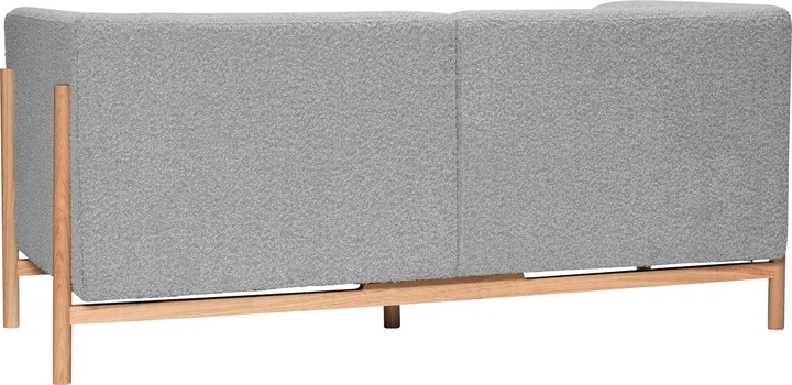 Produktbild Hübsch Moment Sofa 2 Sitzer Small Grau (2-Sitzer)