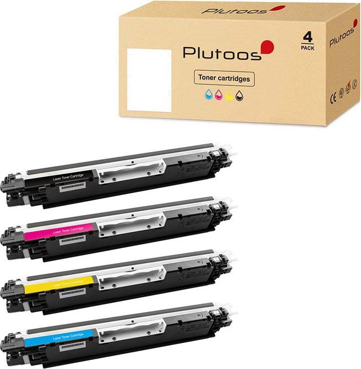 Immagine prodotto Plutoos Plutoos CF350A 130A Multipack BCMY 4er-Set – kompatibel mit HP Color LaserJet Pro MFP M176n, M177fw (C, FC, M, Y)