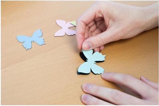 Produktbild Silhouette Magnet Papier klebend