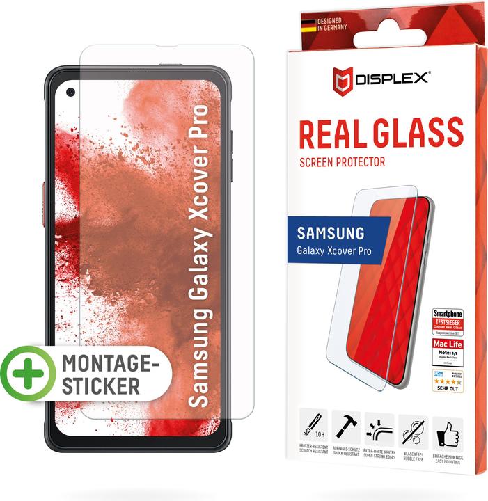 Produktbild Displex Real Glass, 2D Panzerglas (1 Stk., Samsung Galaxy Xcover Pro)