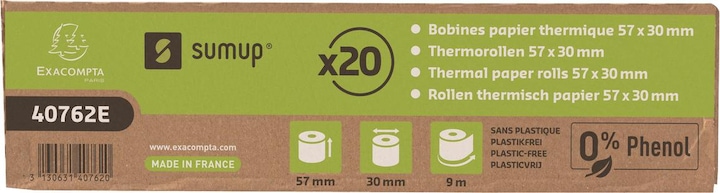 Exacompta Rouleau de papier thermique