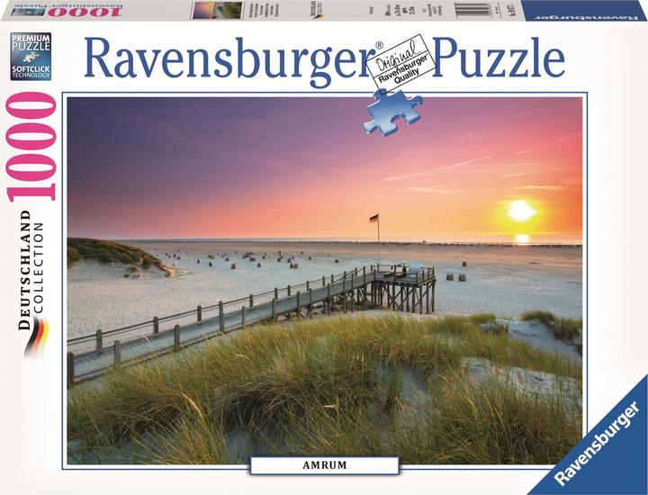 Produktbild Ravensburger Sonnenuntergang über Amrum (1000 Teile)