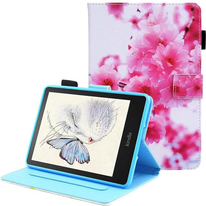 Image du produit Cover-Discount Kindle Paperwhite - Housse de protection Fleurs roses (Pour en savoir plus :)