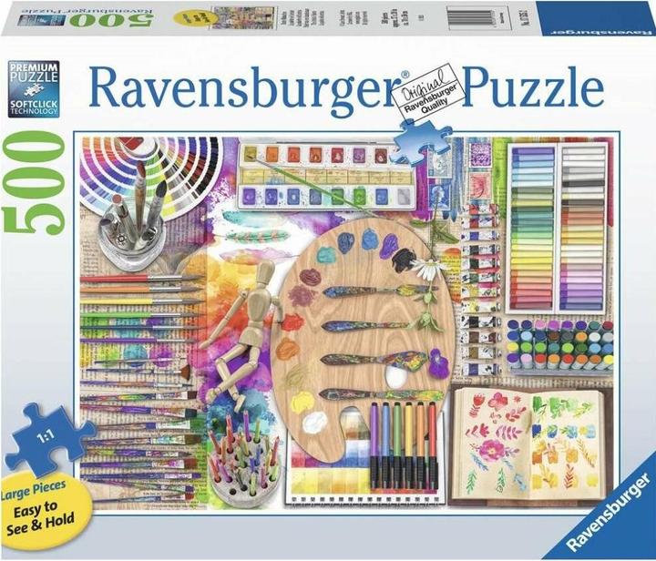 Produktbild Ravensburger Puzzle Künstlerpalette XXL 500 Teile (500 Teile)