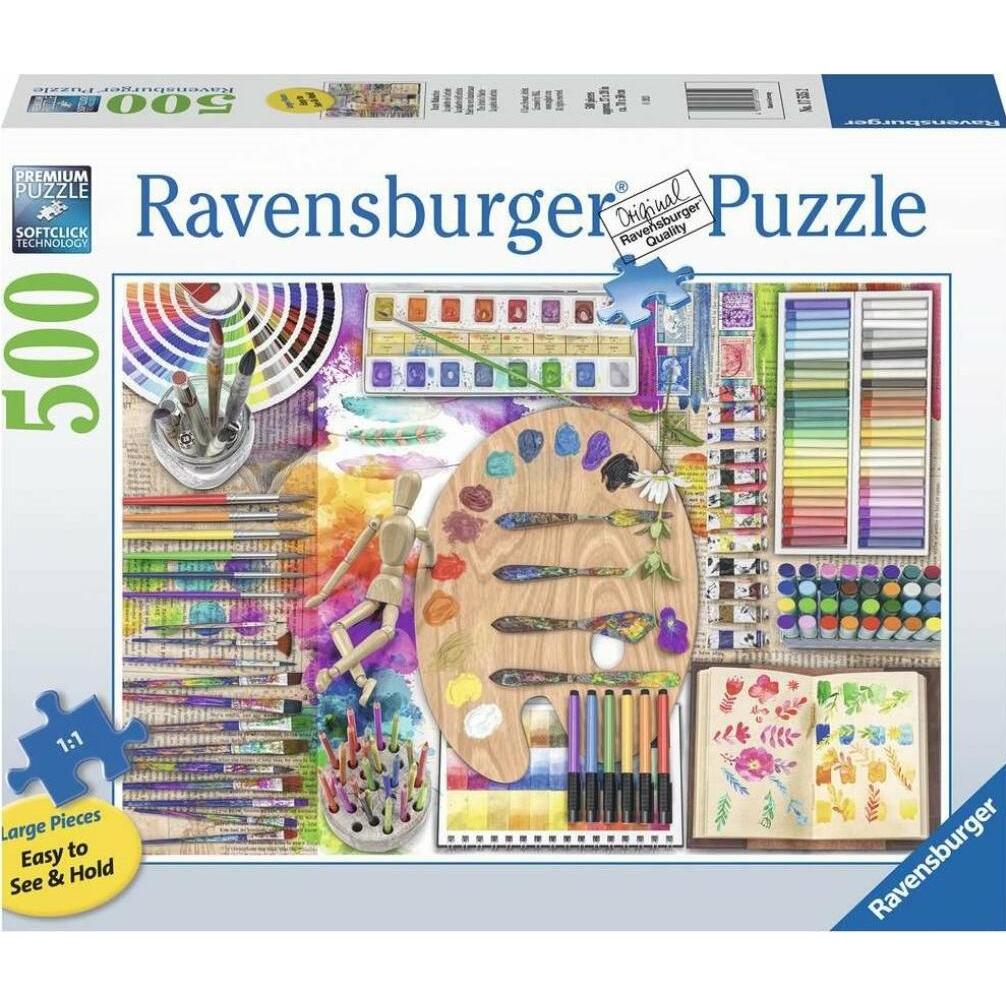 Ravensburger Puzzle Künstlerpalette XXL 500 Teile (500 Teile)