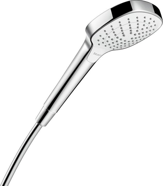 hansgrohe HG hand shower Croma Select E Vario DN 15 EcoSm version 9 l/min white/chrome (3 Beam types, 9 l/min)