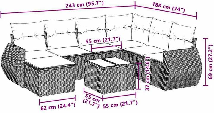 Produktbild vidaXL Lyanna