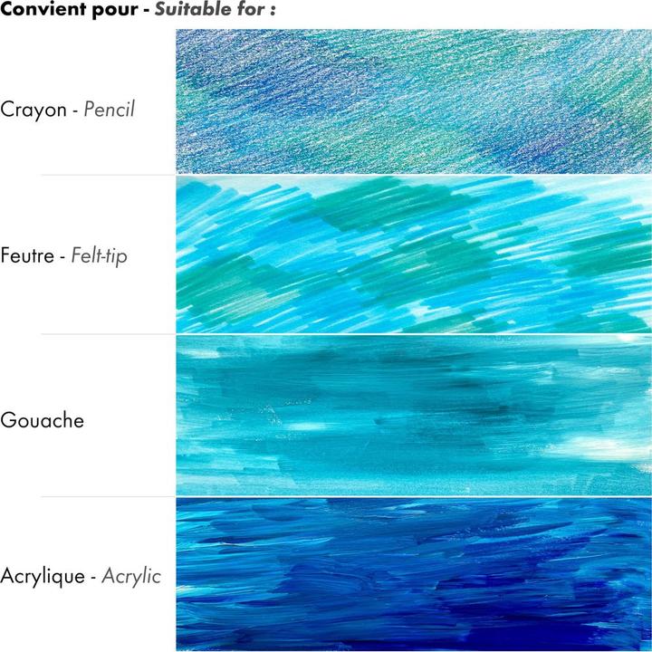 Actual product image Clairefontaine Paint ON (250 g/m², 30 x)