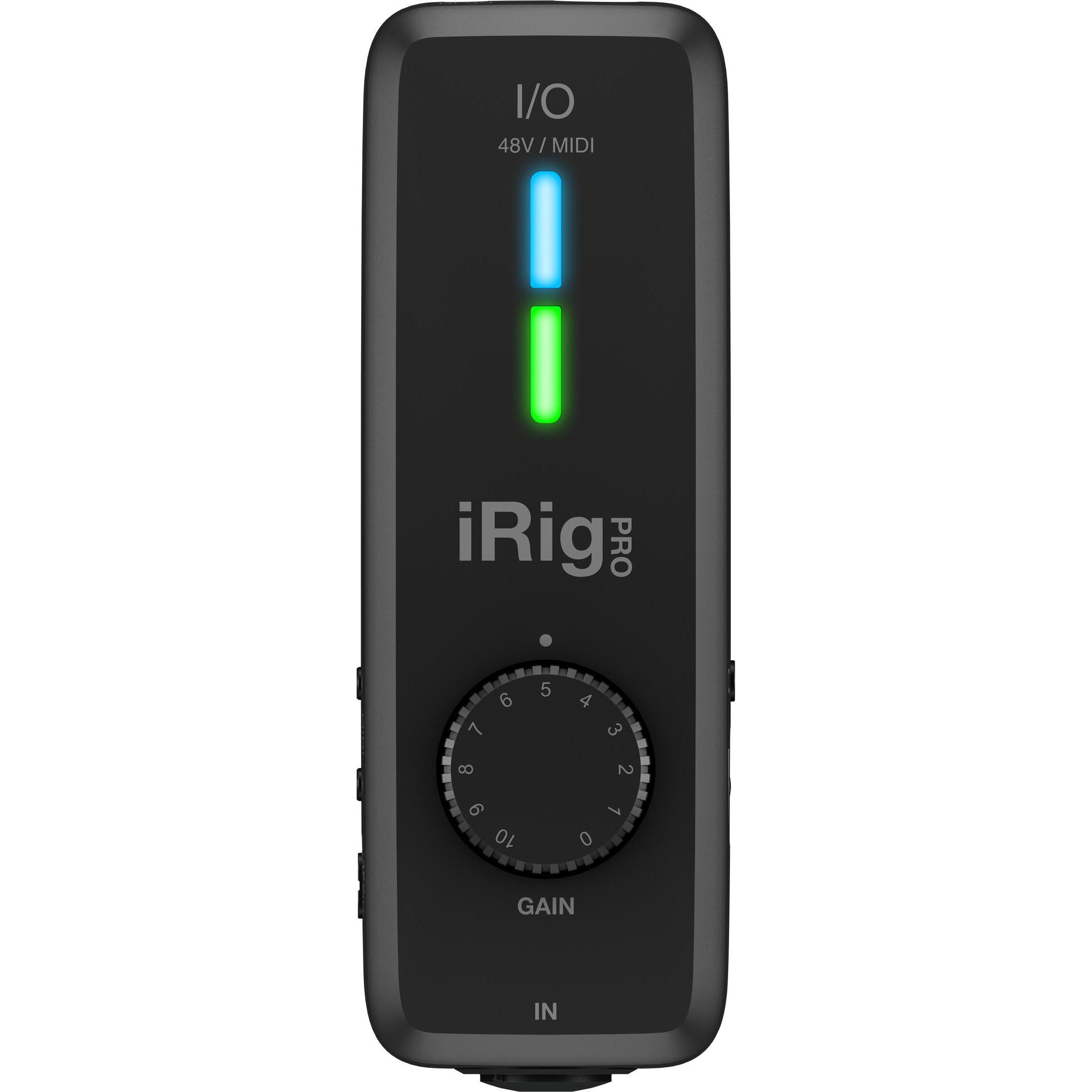 IK Multimedia iRig PRO I/O (USB), Audio Interface, Schwarz