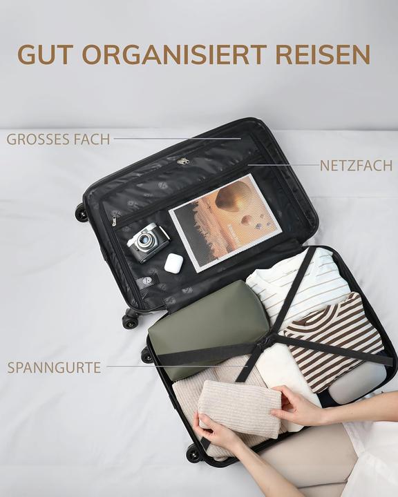 Actual product image Fergé Grosser Hartschalenkoffer mit TSA-Schloss (77 cm)