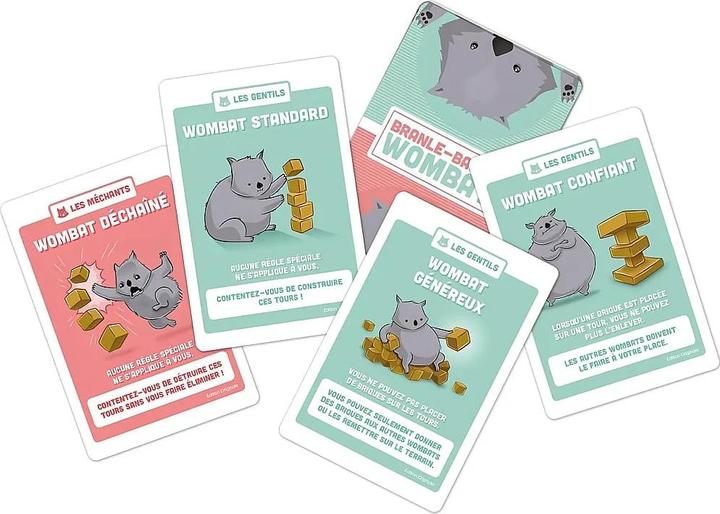 Actual product image Exploding Kittens Branle-Bas de Wombat (French, 3 - 6 Players)