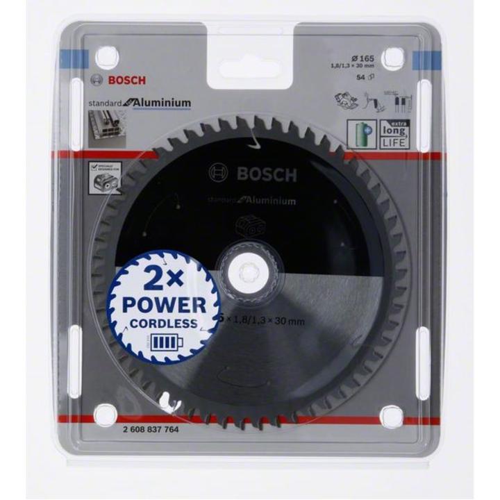 Actual product image Bosch Professional Zubehör PRO Aluminium cordless circular saw blade, 165 x 1.8 x 30 mm