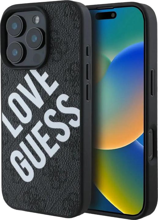 Produktbild Guess PU 4G Hard Case With Big Love Logo - iPhone 16 Pro Max (Apple iPhone 16 Pro Max)