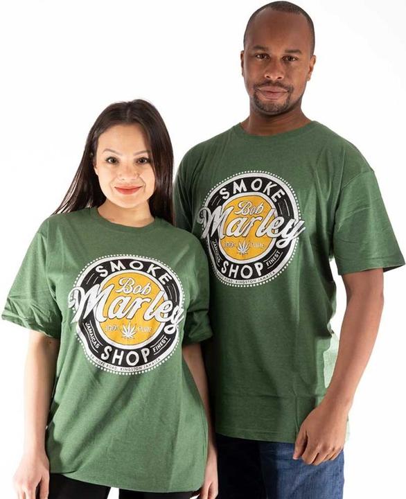 Immagine prodotto Bob Marley Maglietta in cotone Smoke Shop Unisex Adulti (XXL)