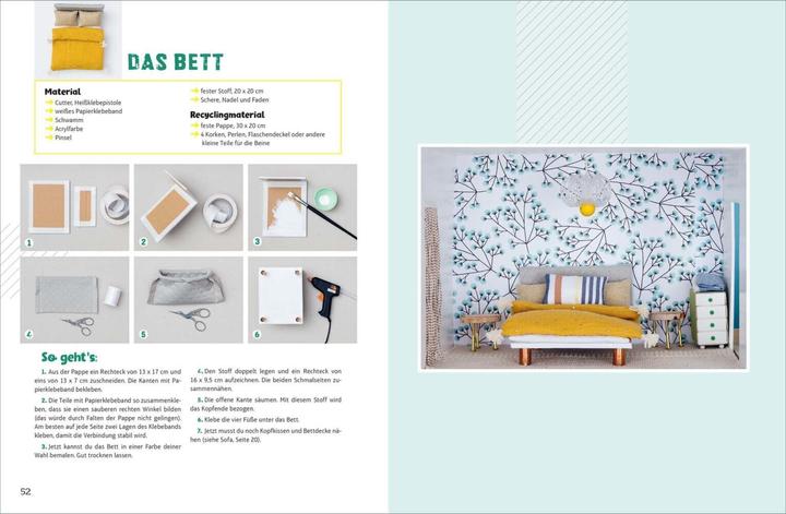 Produktbild Mein Puppenhaus aus 100% Recyclingmaterial. Inklusive Möbel, Figuren und Zubehör