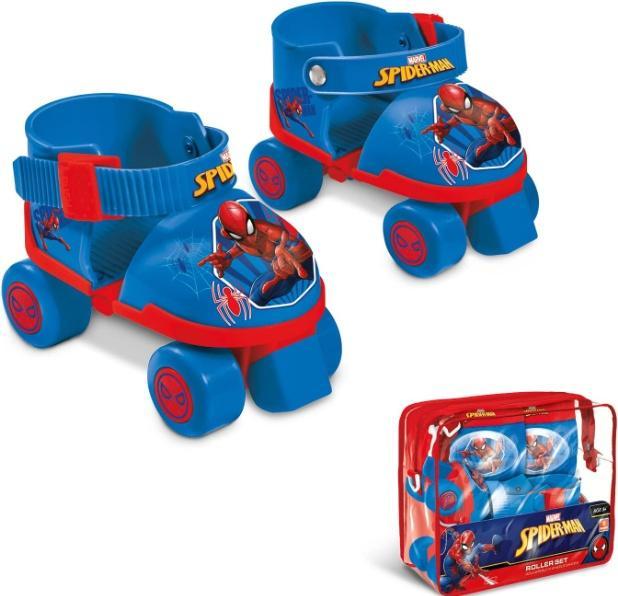 Immagine prodotto Mondo Set di pattini a rotelle Spiderman con protezione, taglia 22-29 (22, 23, 24, 25, 26, 27, 28, 29)