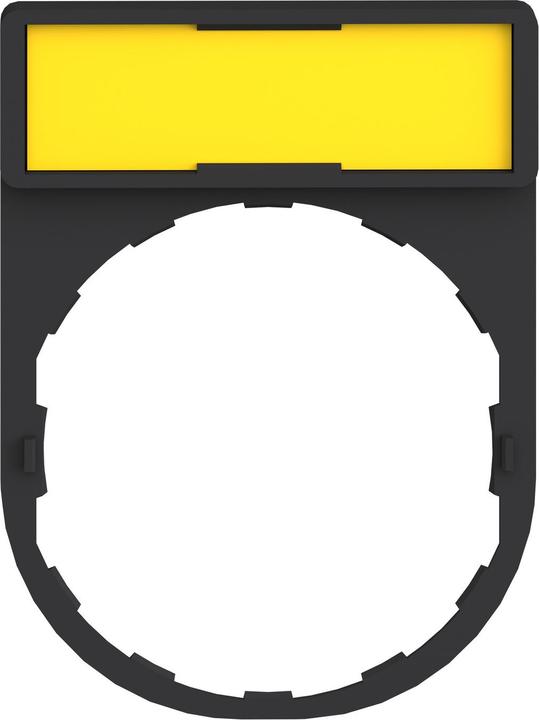 Produktbild Schneider Electric Bezeichnungsschild weiß/Gelb