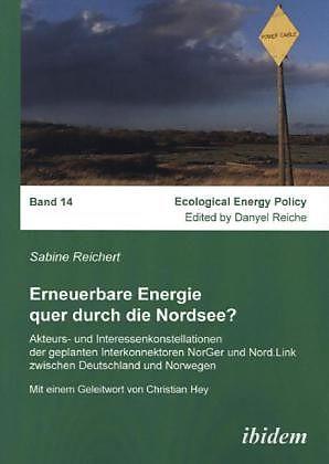 Produktbild Erneuerbare Energie quer durch die Nordsee? (Deutsch, Sabine Reichert, 2013)