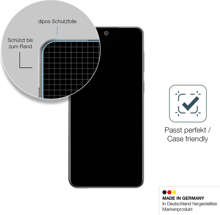 Produktbild Dipos Anti-Shock Displayschutz Matt 9H (1 Stück, OnePlus Ace 3)