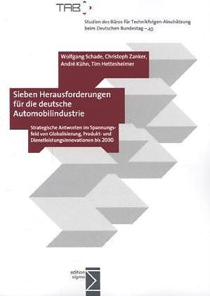 Produktbild Sieben Herausforderungen für die deutsche Automobilindustrie (Deutsch, 2014)