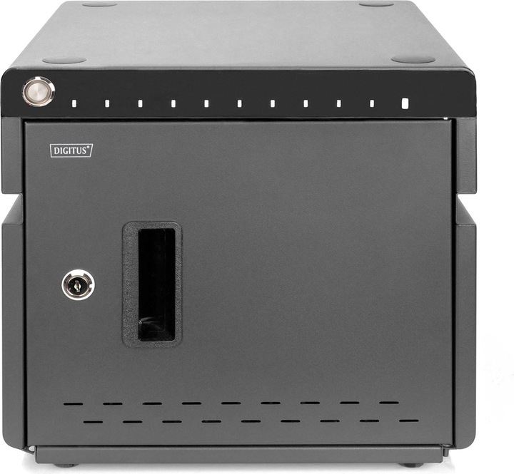 Actual product image Digitus Mobile Desktop Charging Cabinet for Notebooks/Tablets up to 14 inch, UV-C, USB-C