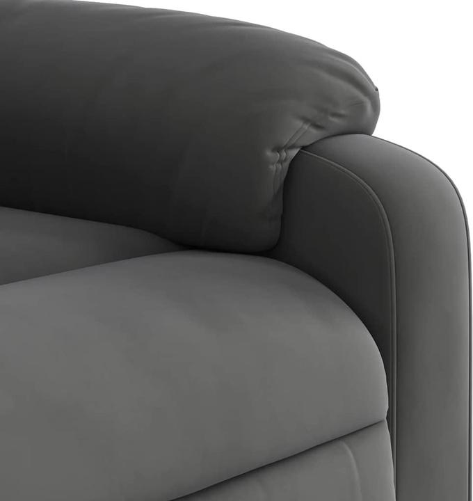 Produktbild VidaXL Massagesessel Dunkelgrau Mikrofasergewebe,Farbe