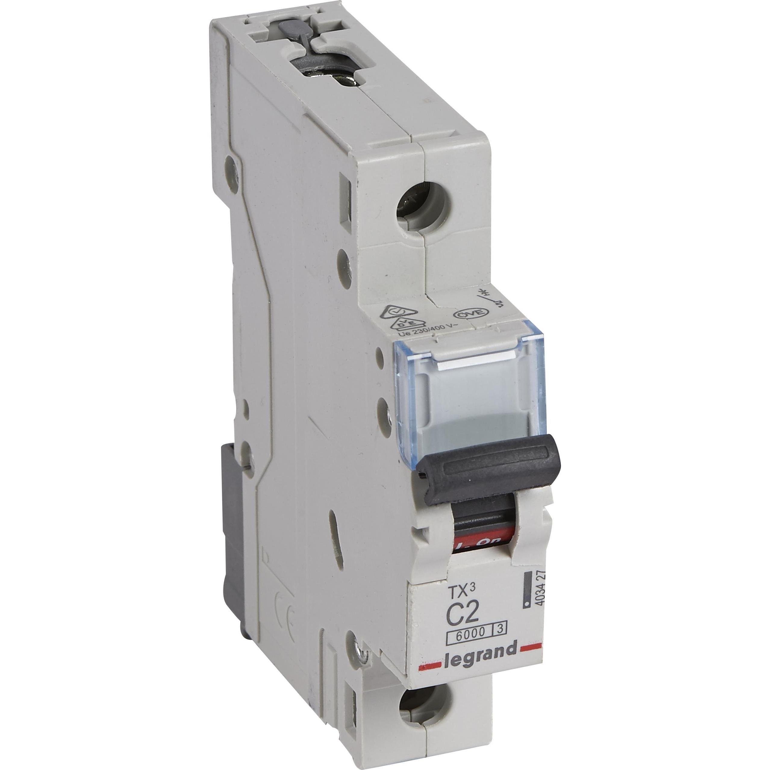 Legrand, Schutzschalter, TX3 Leitungsschutzschalter C-Charakteristik