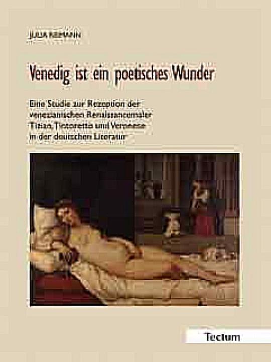 Produktbild Venedig ist ein poetisches Wunder (Deutsch, Julia Reimann, 2010)