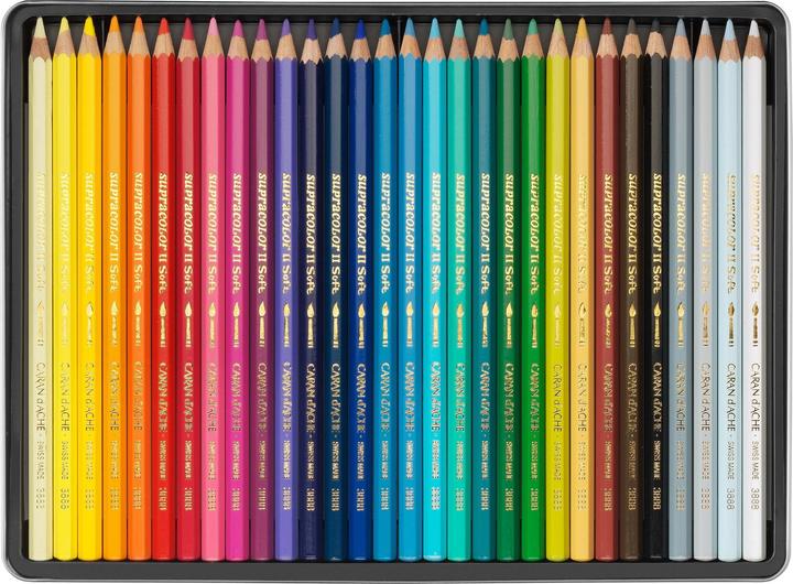 Produktbild Caran d'Ache Supracolor Aquarelle Metallschachtel (Mehrfarbig, 30 x)