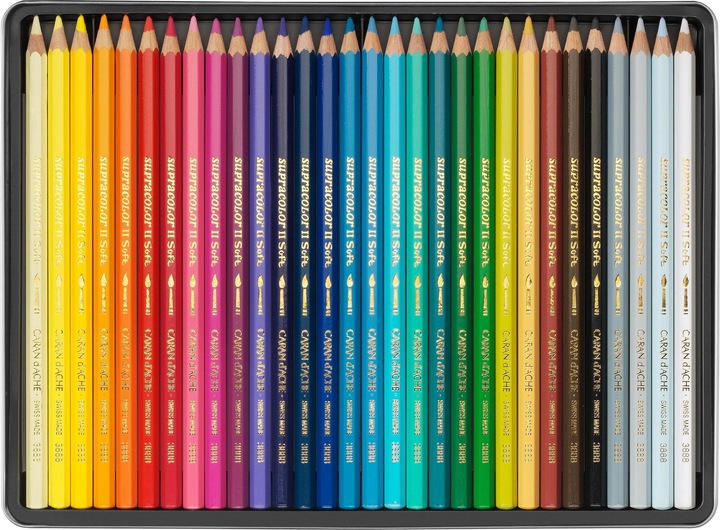 Immagine prodotto Caran d'Ache Supracolor Aquarelle Metallschachtel (Multicolore, 30 x)
