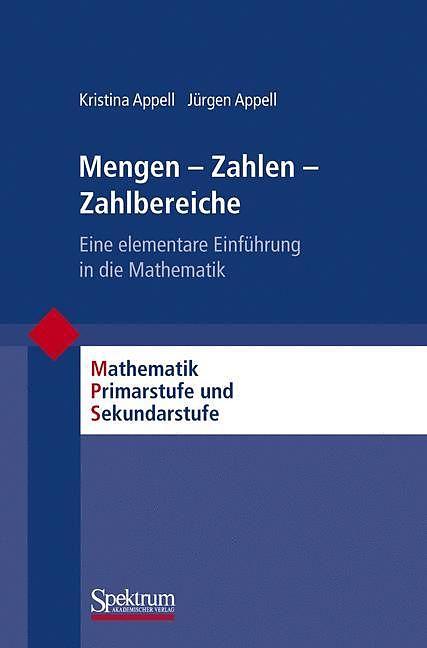 Produktbild Mengen - Zahlen - Zahlbereiche (Deutsch, Jürgen Appell, Kristina Appell, 2005)