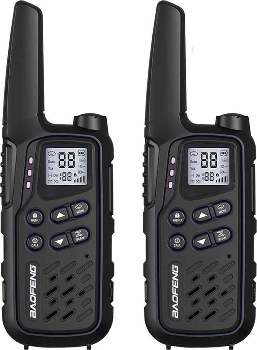 Baofeng Walkie-Talkie BF-T25E Black (10 km)