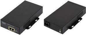 Actual product image Digitus Gigabit PoE++ injector 802.3bt power supply: 4/5 + 7/8 - and 3/6 + 1/2 - 10/100/1000Mbps max.5... (802.3at (PoE+), 95 W)