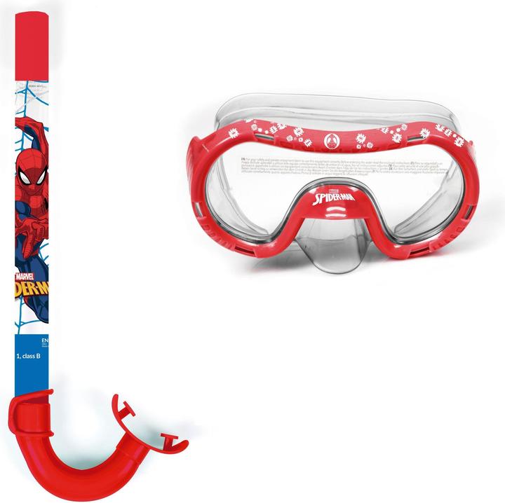 Immagine prodotto Arditex Schnorchel Set Marvel Spiderman, Detailfarbe: Rot