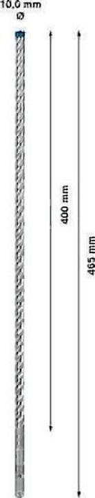 Produktbild Bosch Professional Zubehör EXPERT SDS plus-7X Hammerbohrer, 10 x 400 x 465 mm (10 Millimeter)