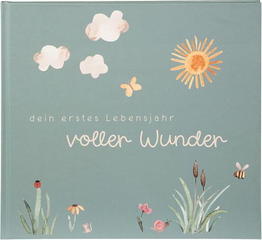 Produktbild Goldbuch Tagebuch Babytagebuch voller Wunder Wiese salbei