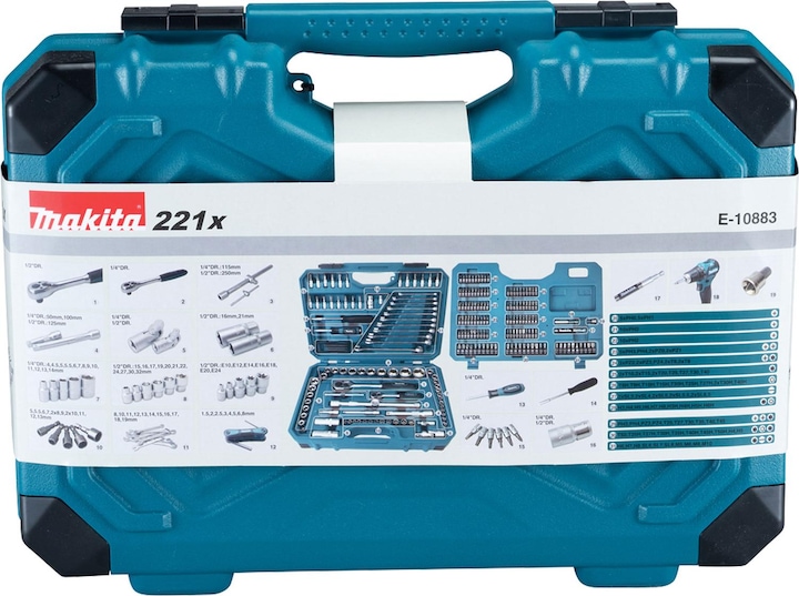 Actual product image Makita E-10883 (221 pieces)