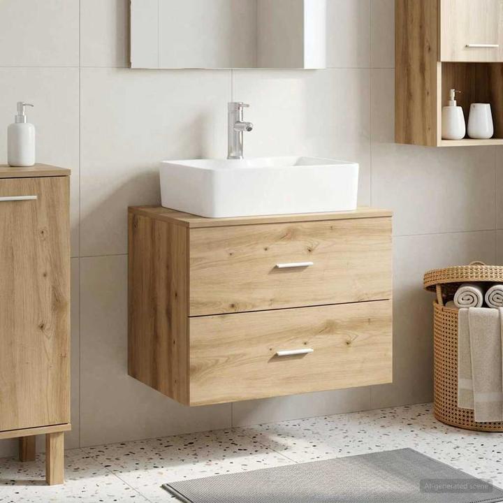 Produktbild vidaXL Badezimmerschrank (44.50 x 50 x 50 cm)