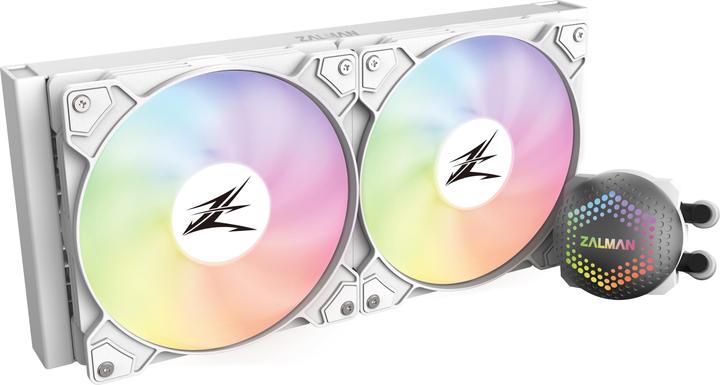 Zalman ALPHA28 White CPU Liquid Cooler 280mm Radiator 2 x 140 mm Fan ARGB pump Dual