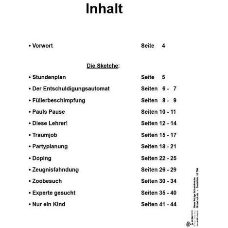 Thumbnail - Neue fetzige Schulsketche / Grundschule, Schulbücher von Hans-Peter Tiemann